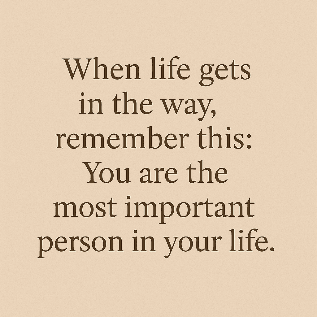 you are the most important person